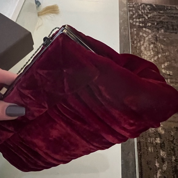 Made in Italy, Francesco Biasia mint condition purse in Burgundy - Picture 7 of 8